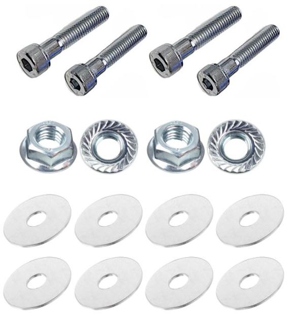 4x Screws M8x40 + 4x Nuts + 8x Washers - Vis Viti Tornillos Schrauben Parafusos
