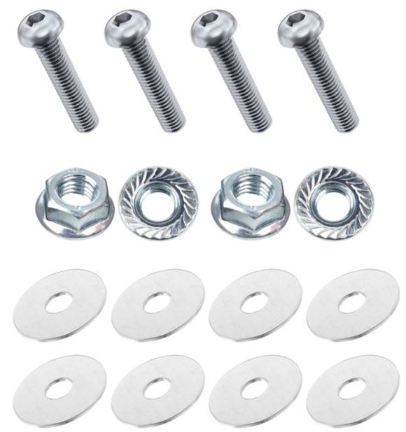 4x Screws M8x40 + 4x Nuts + 8x Washers - Vis Viti Tornillos Schrauben Parafusos