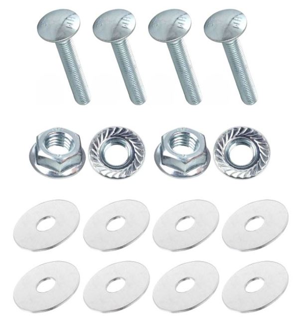 4x Screws M8x40 + 4x Nuts + 8x Washers - Vis Viti Tornillos Schrauben Parafusos
