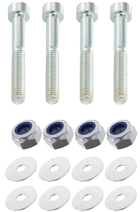 Kit: 4x Screws M8x50 + 4x Lock Nuts M8 + 8x Washers Ø8.4/40x2