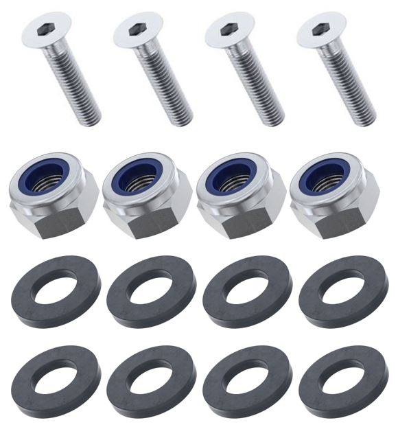 4x Screws M10x50 - M10 Vis Viti Tornillos Schrauben Parafusos 拧紧 पेंच vida śruba