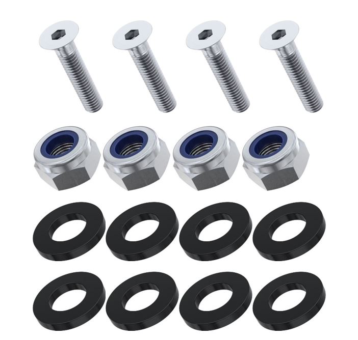 4x Screws M10x50 - M10 Vis Viti Tornillos Schrauben Parafusos 拧紧 पेंच vida śruba