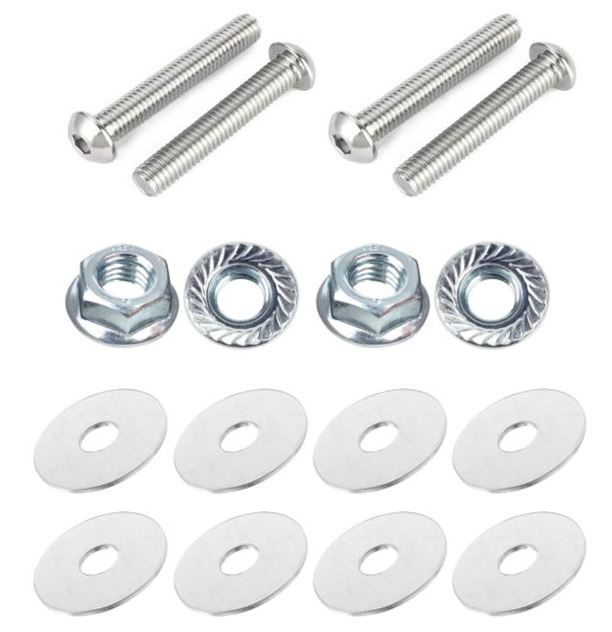 4x Screws M8x33 + 4x Nuts + 8x Washers - Vis Viti Tornillos Schrauben Parafusos