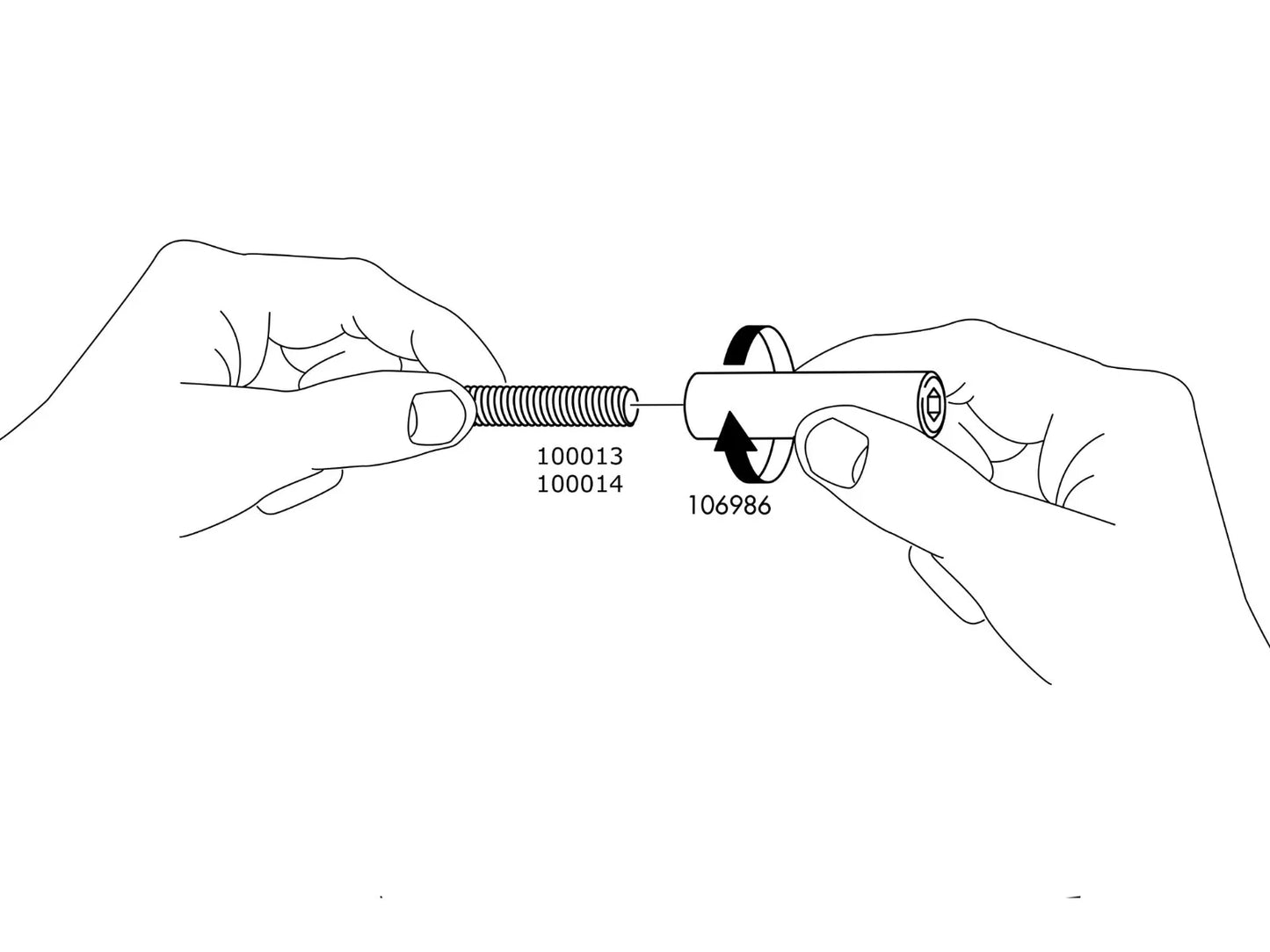 IKEA 106986 (2x) - IKEA 100013 (2x)