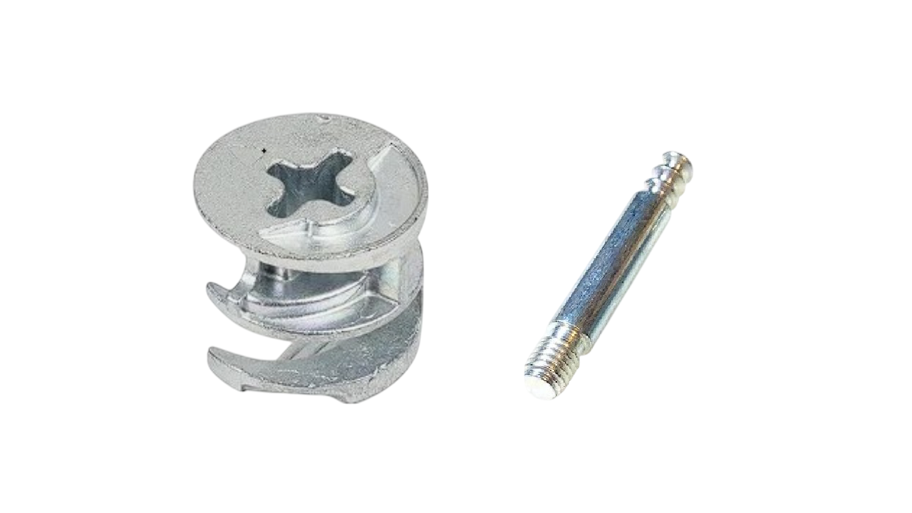 1x 110630 - 1x 114671 - locking nuts Cam Lock Screws IKEA