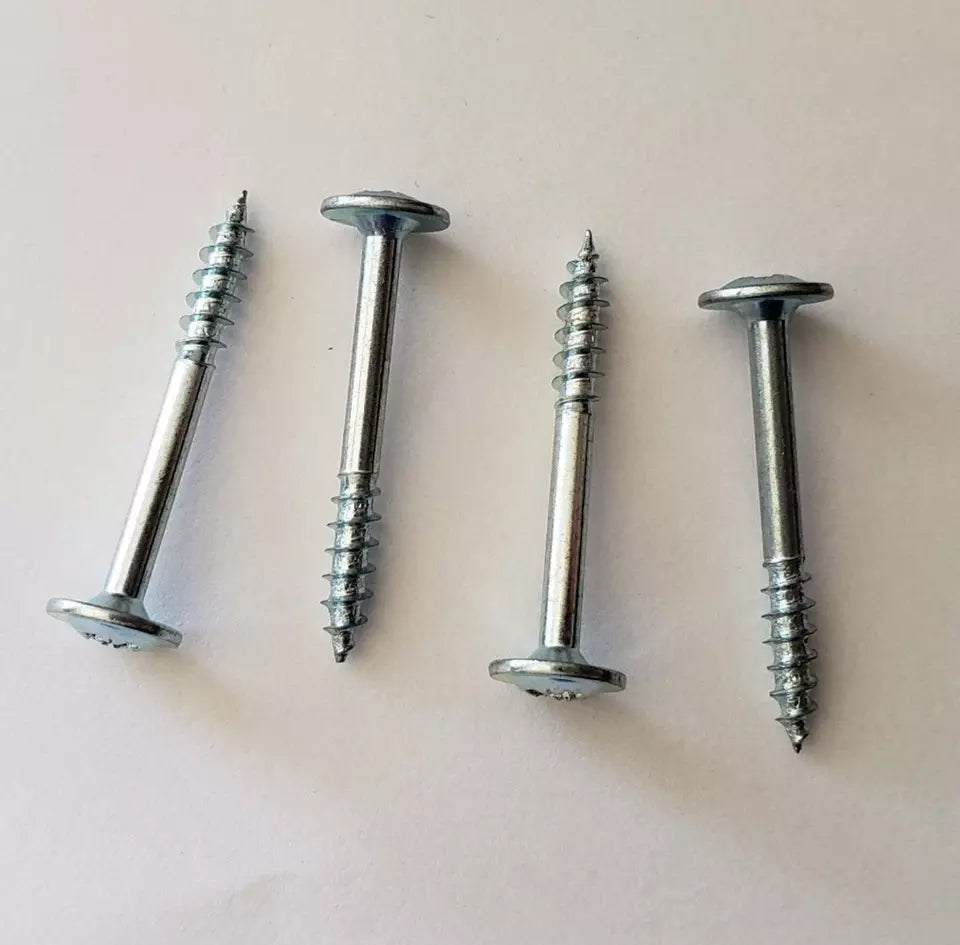 4x Ikea self-tapping flat wood screws, part 30 mm 114667