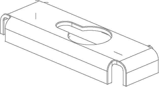 Replacement suspension rail 121180 for IKEA METOD kitchen cabinets. Essential part for securely mounting your wall cabinets to the wall.