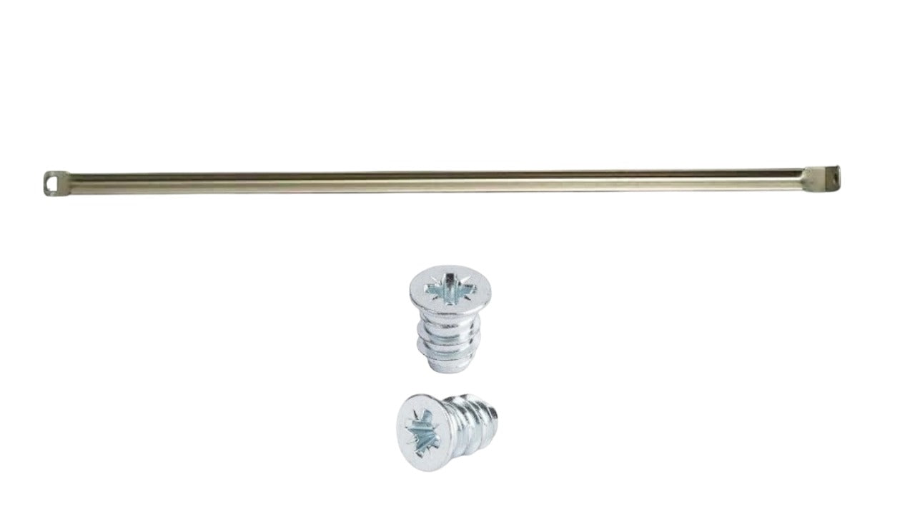 1x 121245 - 2x 100365 - DRAWER REINFORCEMENT BRACKET SCREWS IKEA