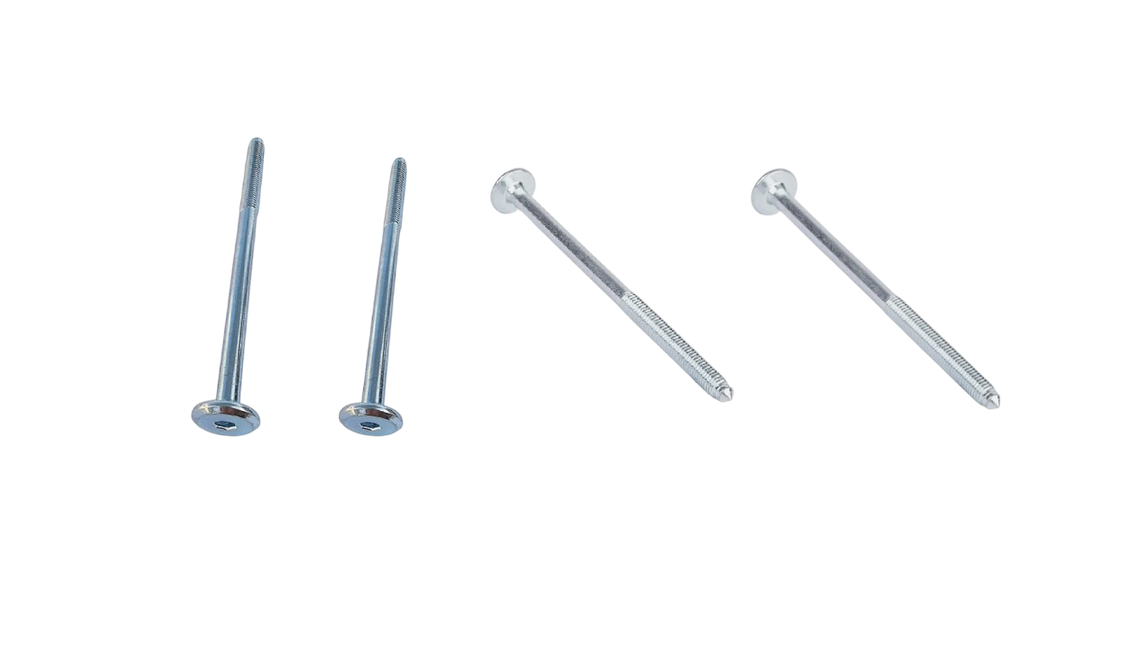 2x 122606 - 2x 122604 - METRIC HEAD CAP BOLT SCREW IKEA