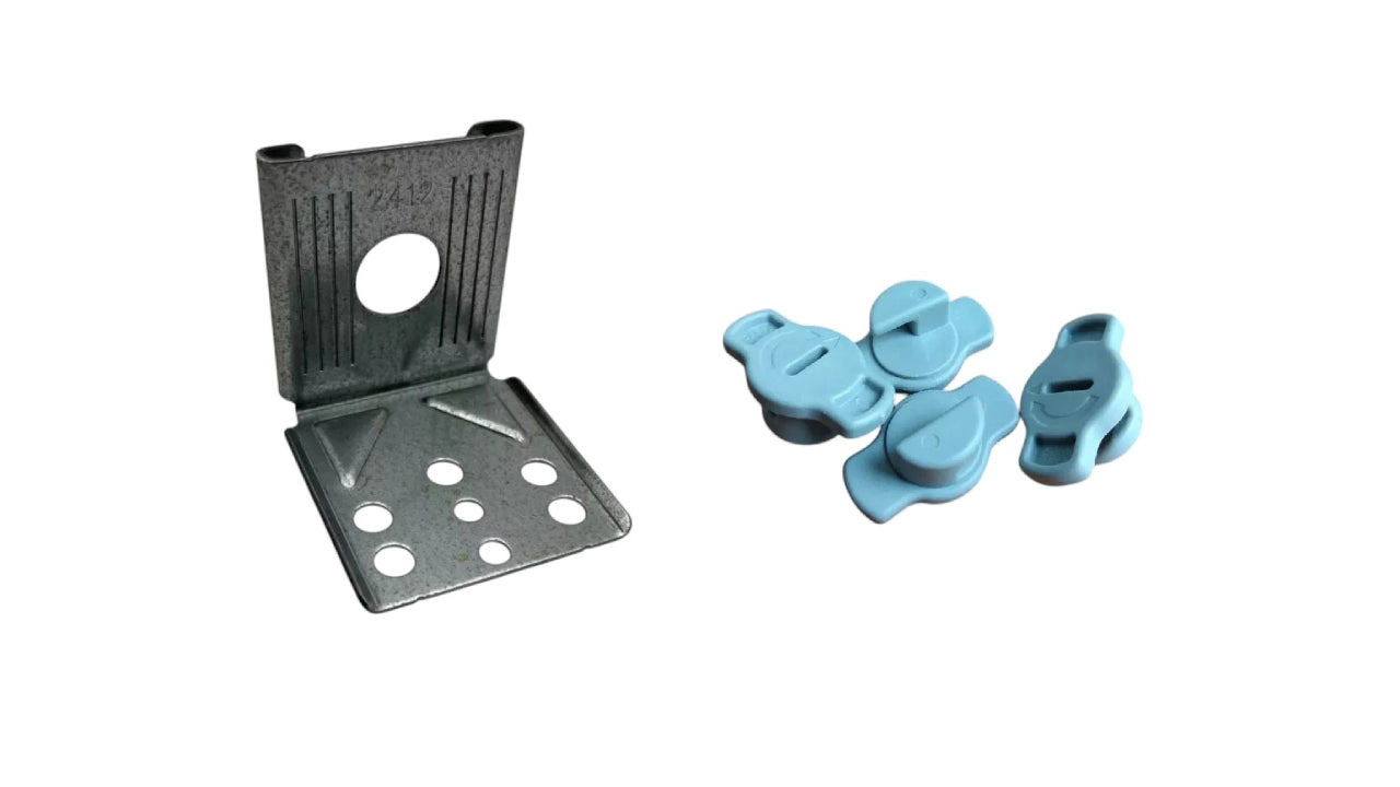 1x 124516 - 4x 124526 - Wall mounting bracket Clip Lock IKEA