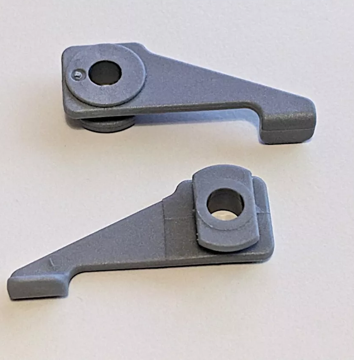 Photos of 2x IKEA VIDKA Replacement Parts – Hanging Rail / Rod Support – 10078138