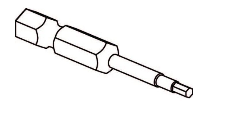 Hex Bit 2mm - Embout Punta Sechskantbit Ponta hexagonal 2 mm 5/64"