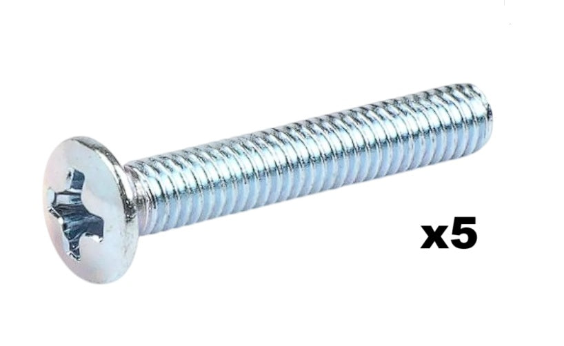 Cabinet hardware screws #6 6mm 6x65mm 6x 65mm M6 Ø1/4" x 2 9/16"