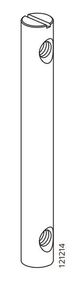 Pack of 4 metal sleeve inserts 121214 for assembling IKEA furniture. Replacement hardware to reinforce screw points on bed frames.