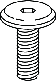 Vis Screw Schraube Tornillo Vite Conforama ø6x16mm