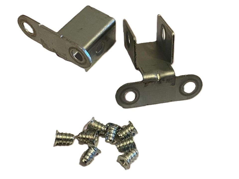 2x 121370 - 8x 100365 - Support de connexion incliné pour lit BRIMNES avec vis