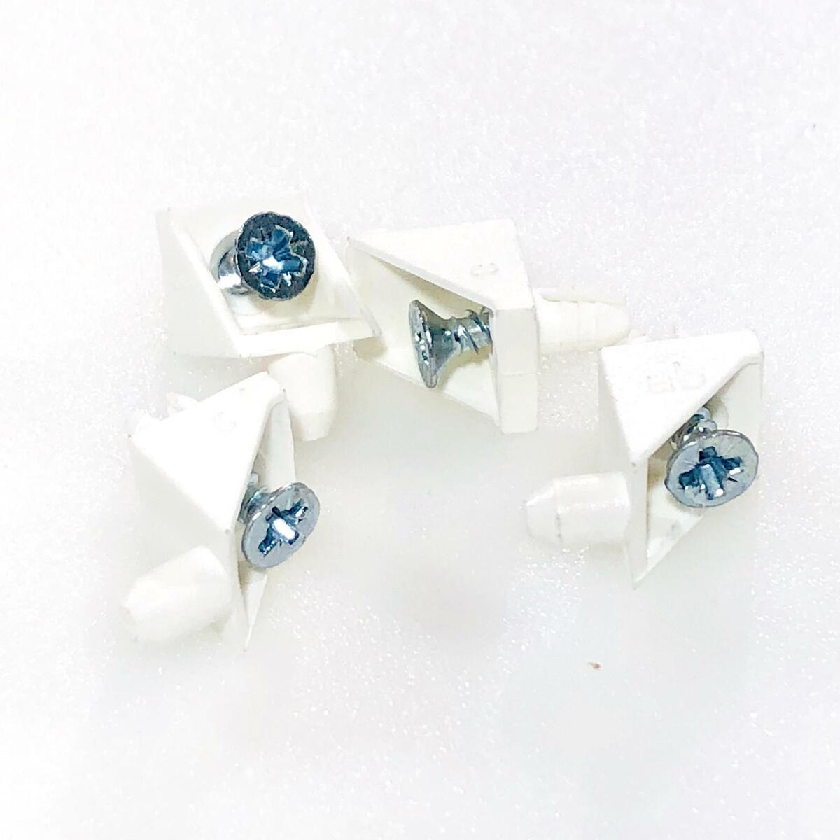 Pack of 12 metal shelf support pins 101558 for IKEA furniture. Fits BILLY, PAX, BESTÅ series and more. For replacing or adding new shelves.