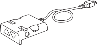 Croquis du module de commande IKEA 138684. Interrupteur pour bureau assis/debout BEKANT. Permet le réglage électrique.
