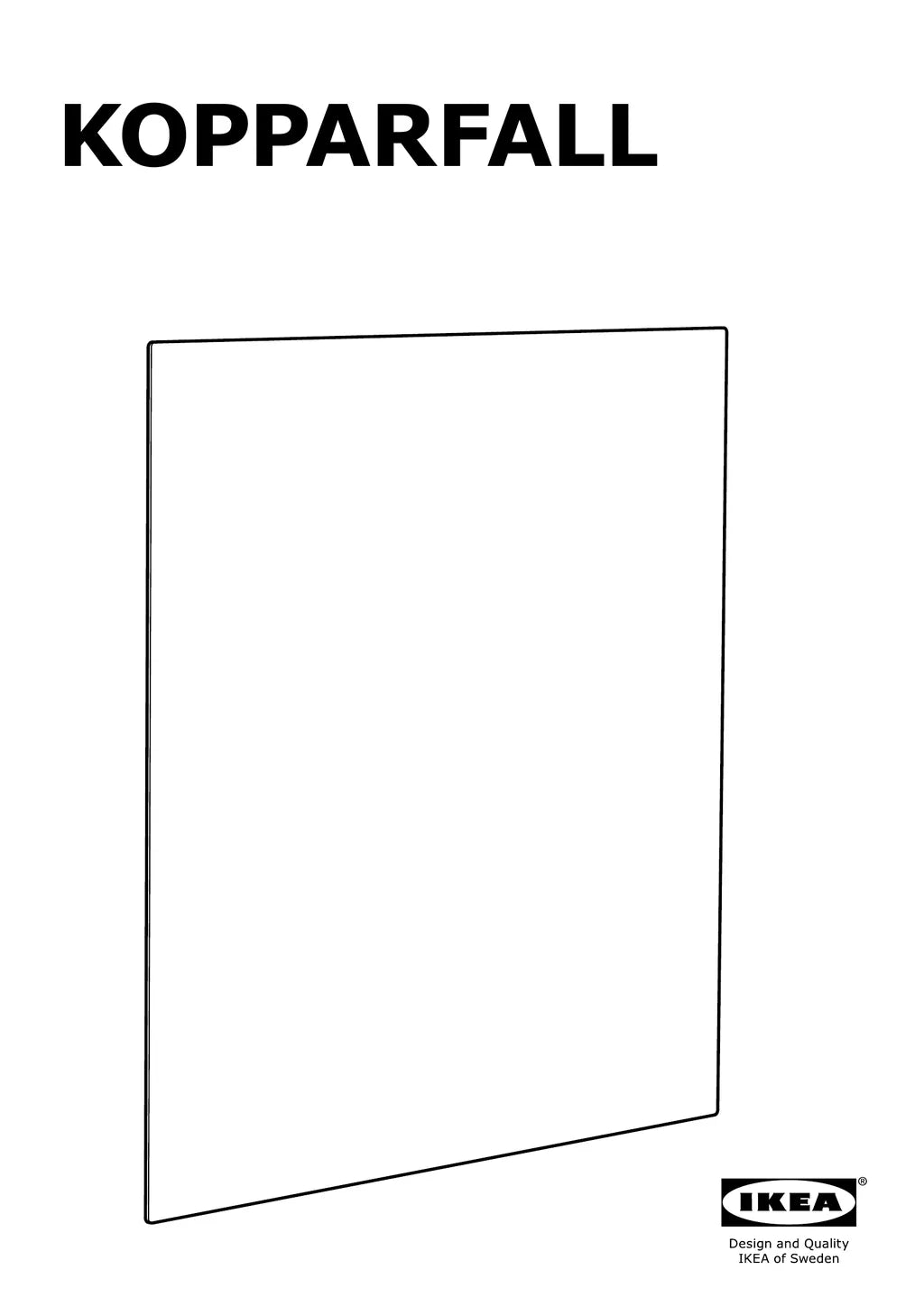 IKEA KOPPARFALL • AA-1750360-2