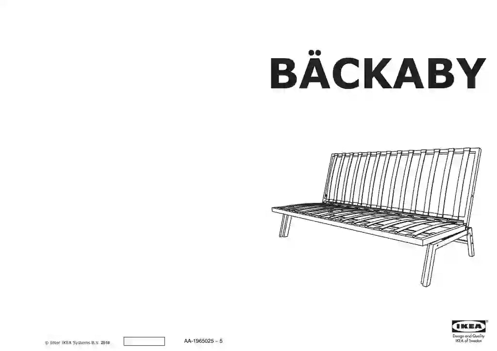 IKEA BÄCKABY • AA-1965025-5