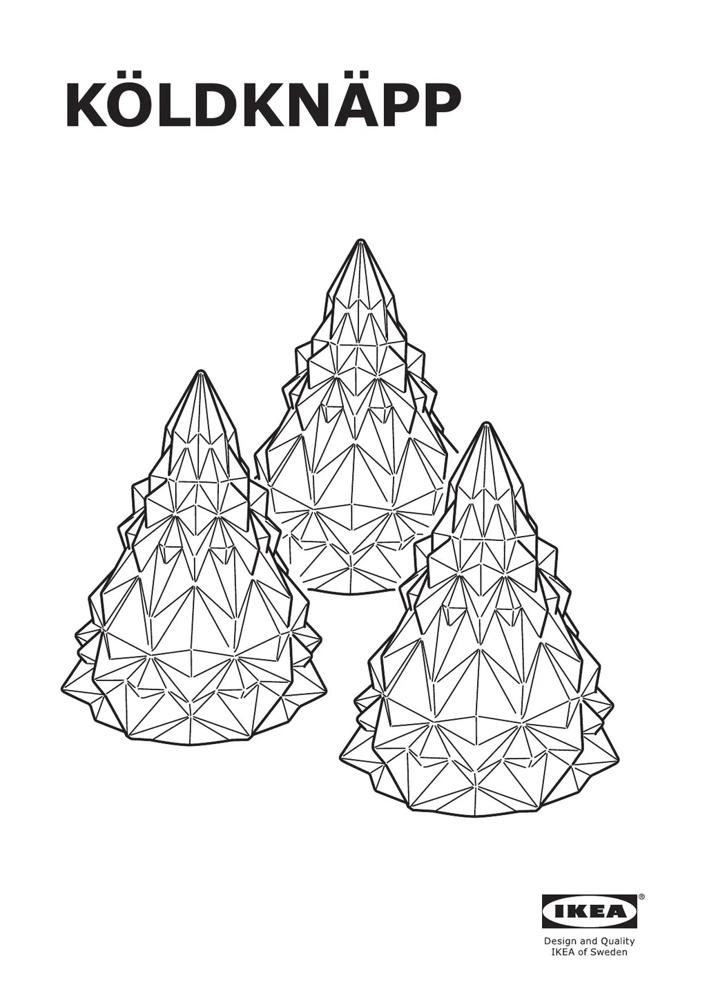 IKEA KÖLDKNÄPP • AA-2206672-1