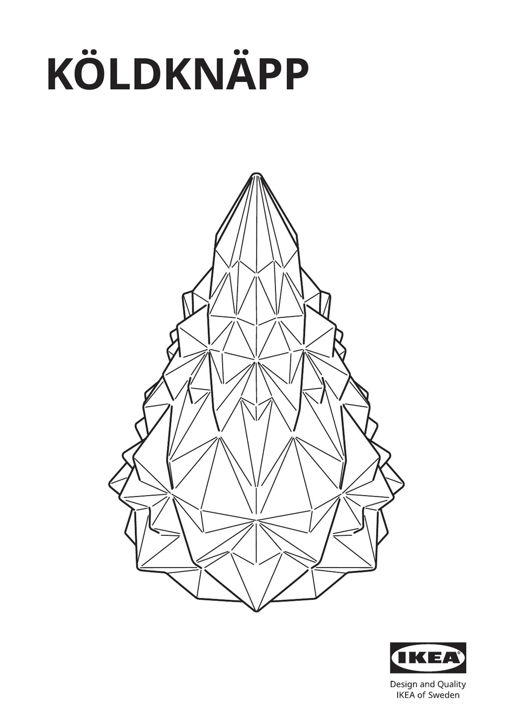 IKEA KÖLDKNÄPP • AA-2206706-3
