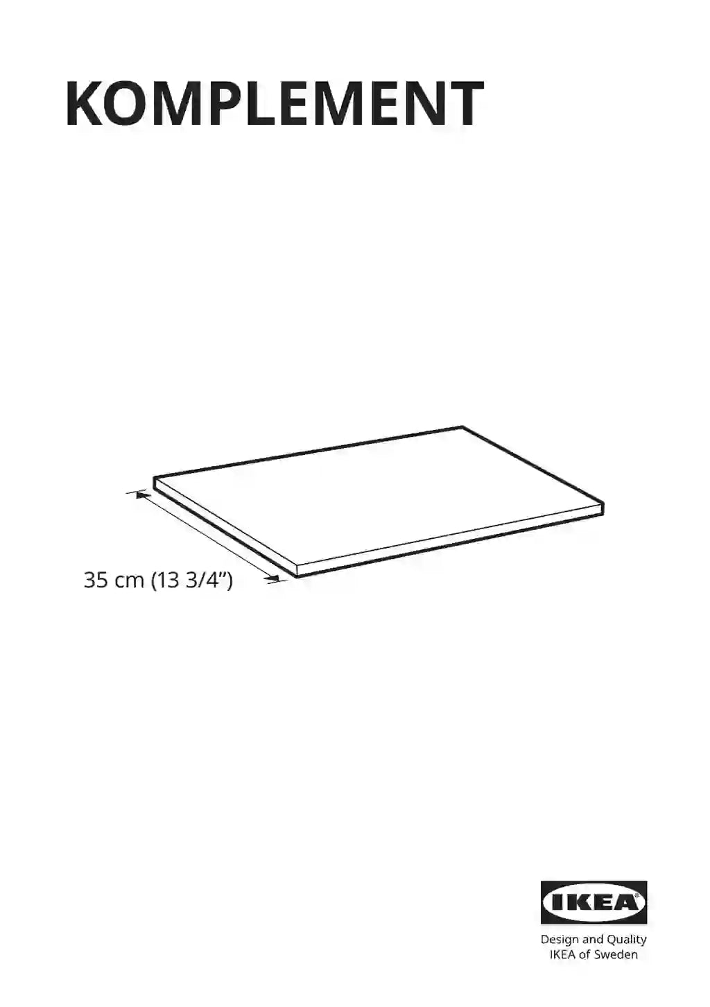 IKEA KOMPLEMENT • AA-947796-3