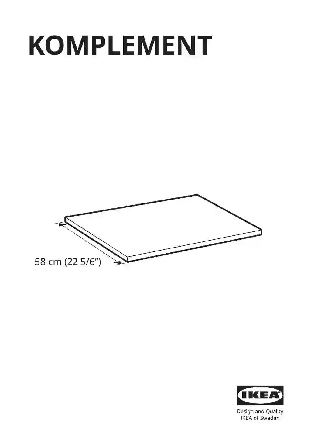 IKEA KOMPLEMENT • AA-947876-3