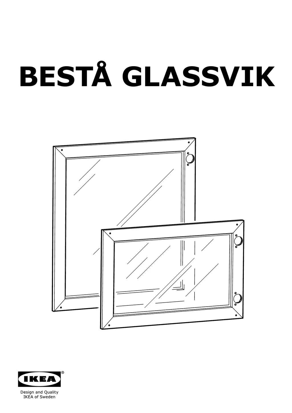 IKEA BESTÄ GLASSVIK • AA-986337-3