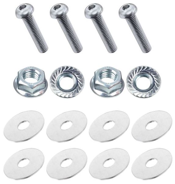 4x Screws M8x22 + 4x Nuts + 8x Washers - Vis Viti Tornillos Schrauben Parafusos