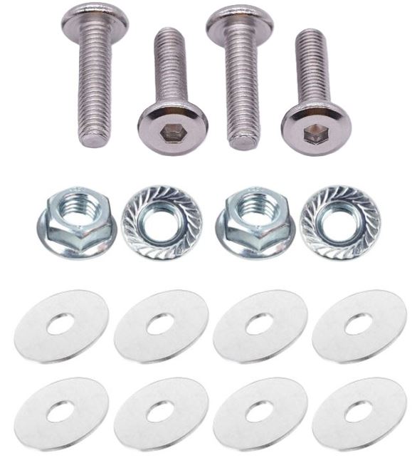 4x Screws M8x35 + 4x Nuts + 8x Washers - Vis Viti Tornillos Schrauben Parafusos