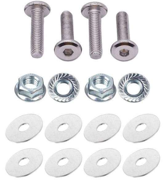 4x Screws M8x35 + 4x Nuts + 8x Washers - Vis Viti Tornillos Schrauben Parafusos