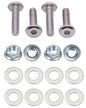 Kit: 4x Screws M8x35 + 4x Lock Nuts M8 with Serrated Flange + 8x Spring Washers Ø8.4/16x1.6