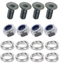 Kit: 4x Screws M8x20 + 4x Lock Nuts M8 + 8x Spring Washers Ø8.1/16x2
