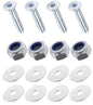 Kit: 4x Screws M8x30 + 4x Lock Nuts M8 + 8x Washers Ø8.4/40x2