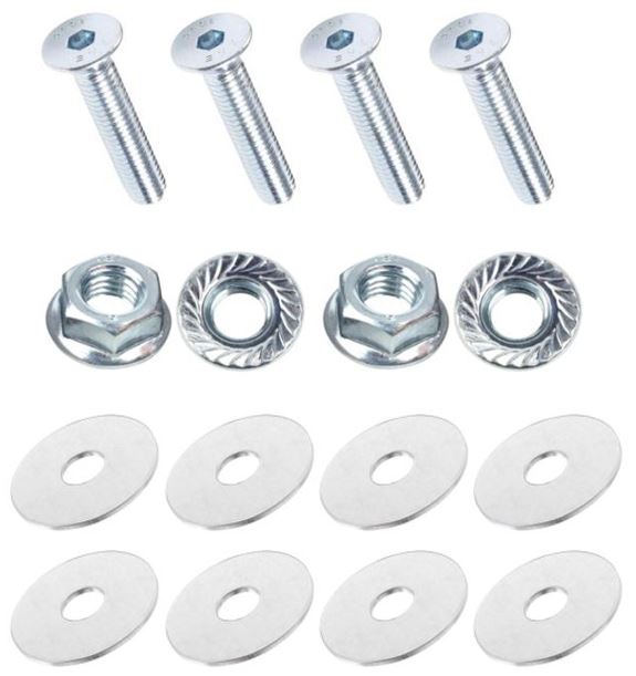 4x Screws M8x30 + 4x Nuts + 8x Washers - Vis Viti Tornillos Schrauben Parafusos