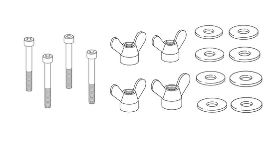 4x 100178 - 4x 106718 - 8x 114579 -  SCREW Nut Wing Washer IKEA