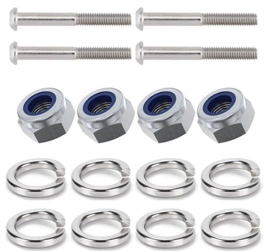 Kit: 4x Screws M8x45 + 4x Lock Nuts M8 + 8x Spring Washers Ø8.1/16x2