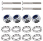 Kit: 4x Screws M8x45 + 4x Lock Nuts M8 + 8x Spring Washers Ø8.1/16x2