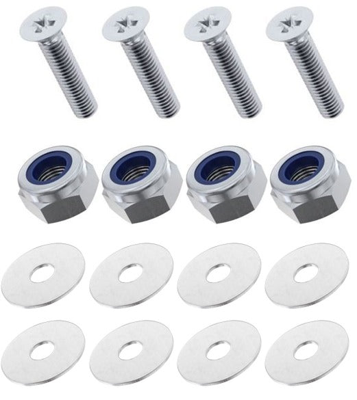 Kit: 4x Screws M8x40 + 4x Lock Nuts M8 + 8x Washers Ø8.4/40x2