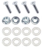 Kit: 4x Screws M8x40 + 4x Lock Nuts M8 with Serrated Flange + 8x Spring Washers Ø8.4/16x1.6