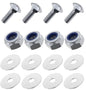 Kit: 4x Screws M8x40 + 4x Lock Nuts M8 + 8x Washers Ø8.4/40x2