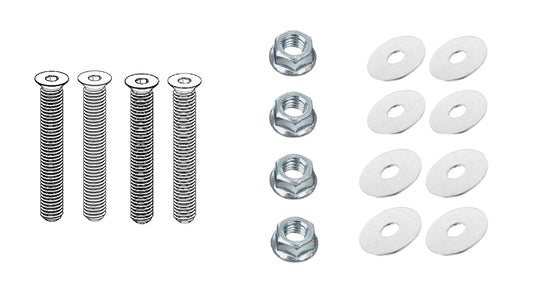 4x 10038221 - 4x 114254 - 8x 10082200 - SCREWS NUT WASHER IKEA 