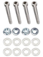 Kit: 4x Screws M8x45 + 4x Lock Nuts M8 with Serrated Flange + 8x Spring Washers Ø8.4/16x1.6