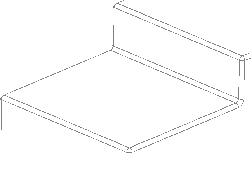 Skizze eines Aufhängedeckels Ikea 10043569 / 10045304