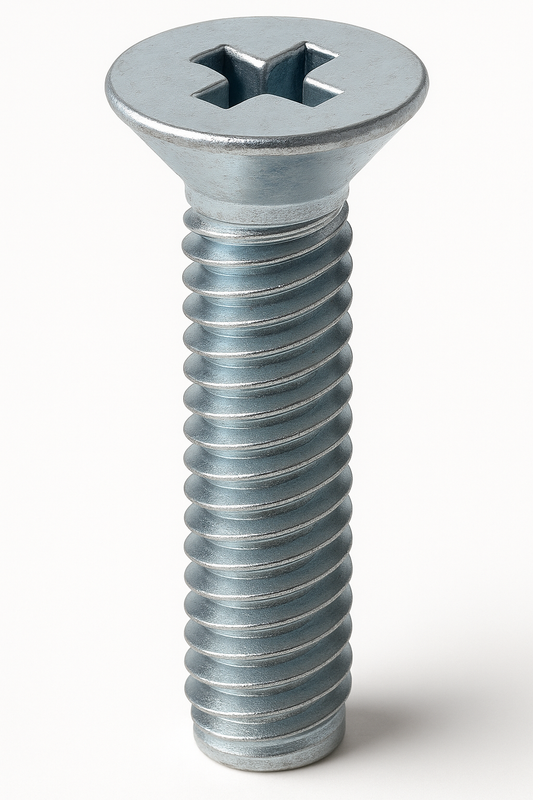 Pack of 3 replacement screws 10044927 for IKEA furniture assembly. M10x38mm metric screw used for attaching sofa legs or table legs.