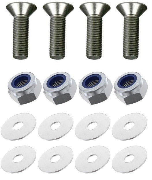 Kit: 4x Screws M8x16 + 4x Lock Nuts M8 + 8x Washers Ø8.4/40x2