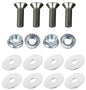 Kit: 4x Screws M8x16 + 4x Lock Nuts M8 with Serrated Flange + 8x Washers Ø8.4/40x2