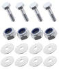 Kit: 4x Screws M8x40 + 4x Lock Nuts M8 + 8x Washers Ø8.4/40x2