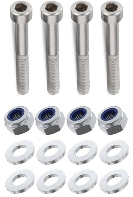 Kit: 4x Screws M8x70 + 4x Lock Nuts M8 + 8x Washers Ø8.4/22x1.5